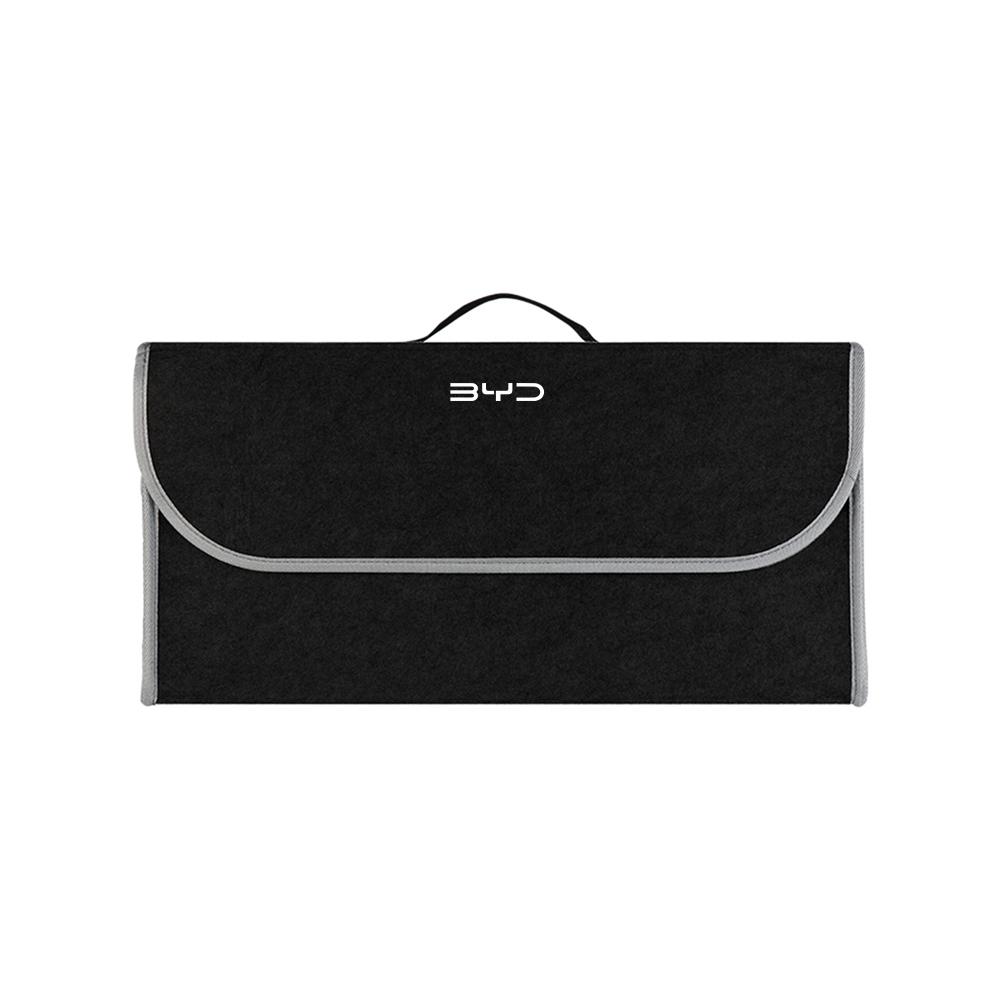 Car Organizer Trunk Leather Storage Bag Stowing Tidying Box For BYD Atto 3 Yuan F3 E6 F0 G3 I3 Plus Ea1 Song Max Tang Dmi 2din