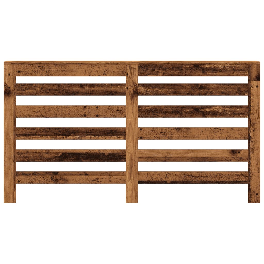Radiator Cover with Vintage Wood Look 149 x 20 x 82 cm Engineered Wood