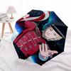 1pc Outdoor Umbrella with Anime Character Design - Automatic Opening/Closing, Portable 3-Fold Design, 8-Rib Iron Frame - Perfect for Fans, Travel