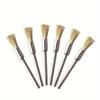 36Pcs Brass Brush Steel Wire Wheels Brushes Drill Rotary Tools Polishing Rotary Tools Metal Rust Removal Brush Set