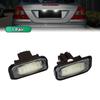 For Mercedes Benz C-class W203 4Door 2001-2007 R230 W209 C209 A209 SL CLK Class Canbus LED License Number Plate Light Assembly