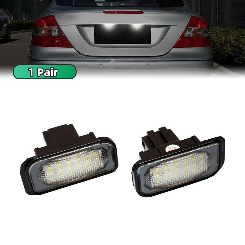 For Mercedes Benz C-class W203 4Door 2001-2007 R230 W209 C209 A209 SL CLK Class Canbus LED License Number Plate Light Assembly
