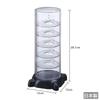 Shinkohanger Collect Tower G Watch Display Made in Watch Adjustable Holds 5 Storage Display Luxury 155288 Case, Black, Japan, Tower-Style Storage,