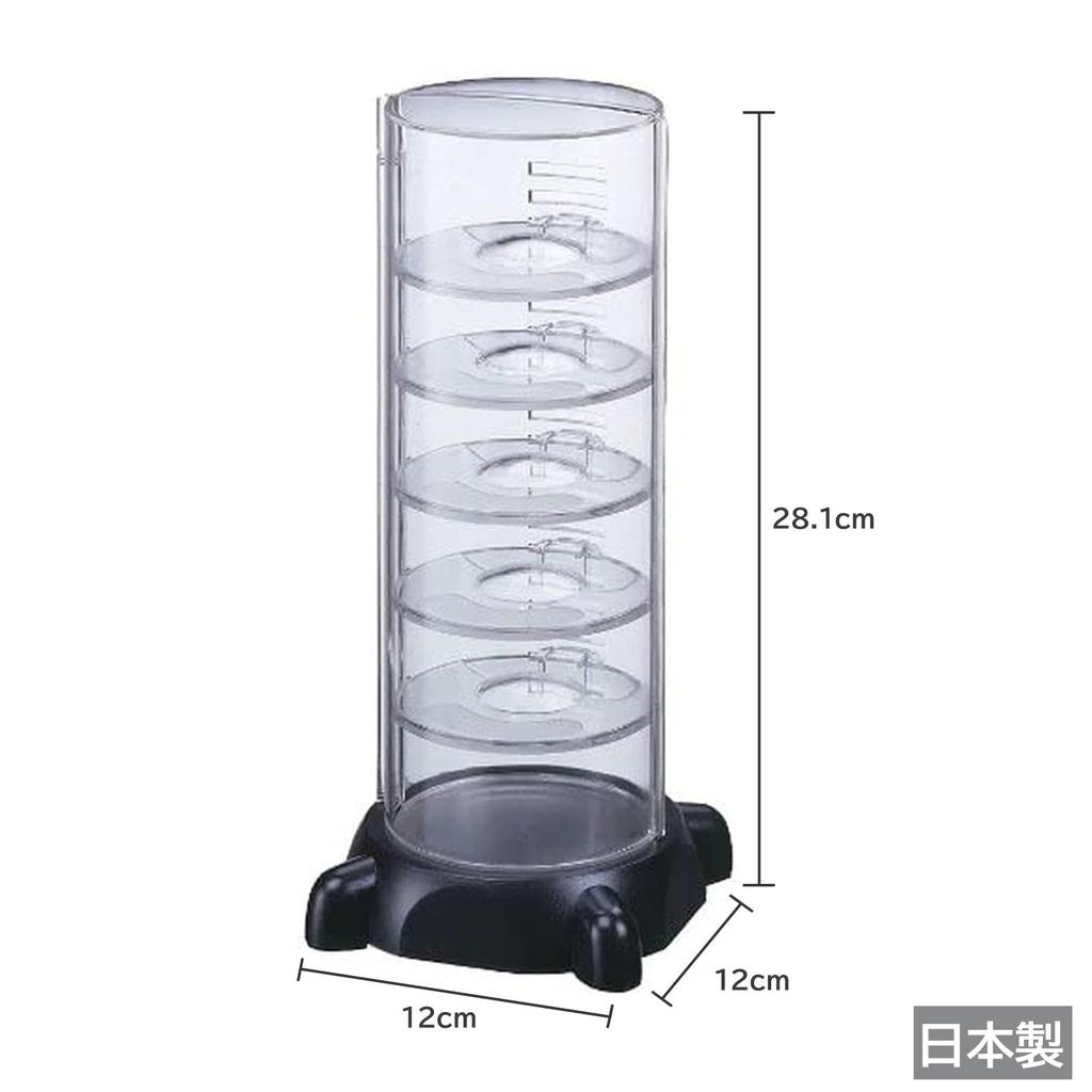 Shinkohanger Collect Tower G Watch Display Made in Watch Adjustable Holds 5 Storage Display Luxury 155288 Case, Black, Japan, Tower-Style Storage,