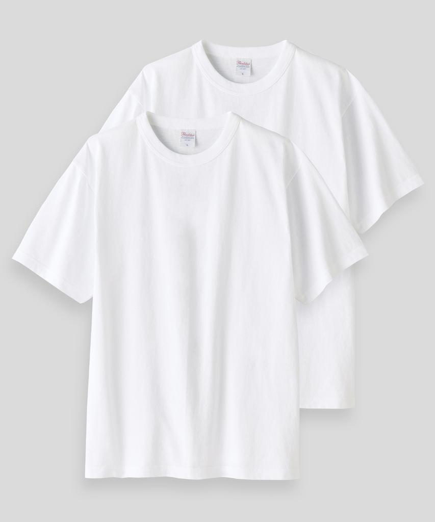 Peulinteuseuta [2Pack] 16-Count Oe High Grade Rib Binding Short Sleeve T-Shirt