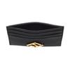 Fendi FF Logo Six Slot Calfskin Card Holder Women Card Holder Black 8M0445-ALWA-F0KUR