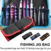 Angeltasche 12 Fächer Angeltasche Köder Organizer Köder Aufbewahrungstasche Wasserdicht Verstellbar Angellockköder Jig Tasche