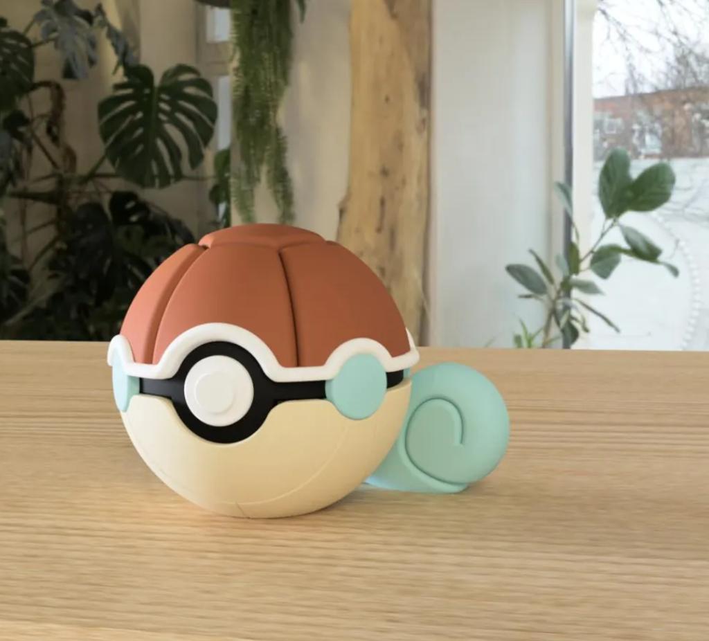 Poké Ball Pokemon Form Sphere Figures Model Statue Desktop Ornament 3d Printed Model Trendy Toy Surprise Gift Collectible