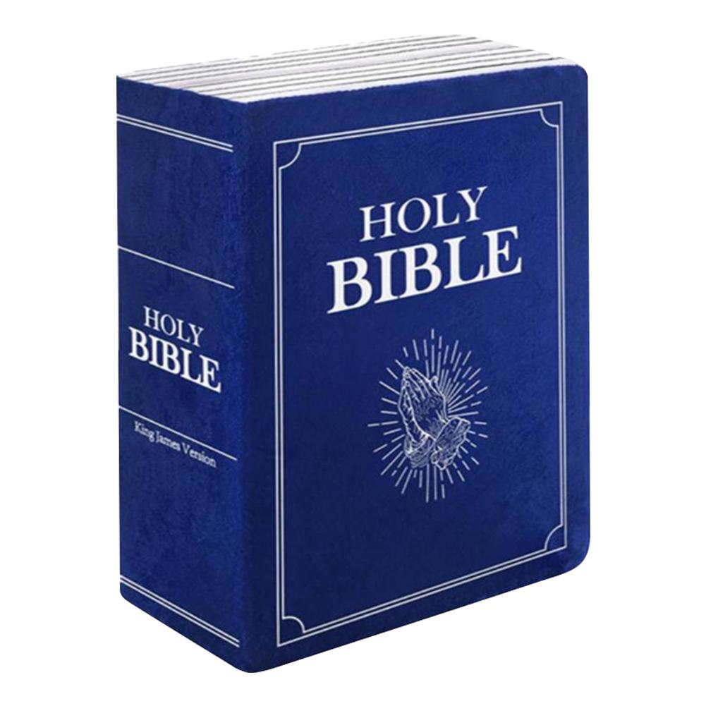 Bible Pillow Book Plush That Opens Cozy Faith Bible Pillow for Kids Adults Christian Gifts