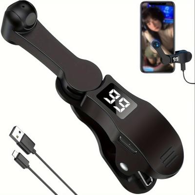 Mobilní telefon Auto Clicker-1 až 99 rychlostí, 180° rotace, Inteligentní Auto Tap Screen Zařízení USB Nabíjecí klips Tichý – pro hráče a uživatele sociálních sítí