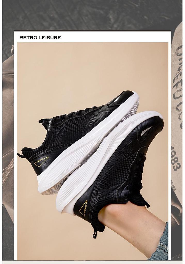Hochwertige Herren Leder Freizeitschuhe zum Laufen für Herbst und Winter