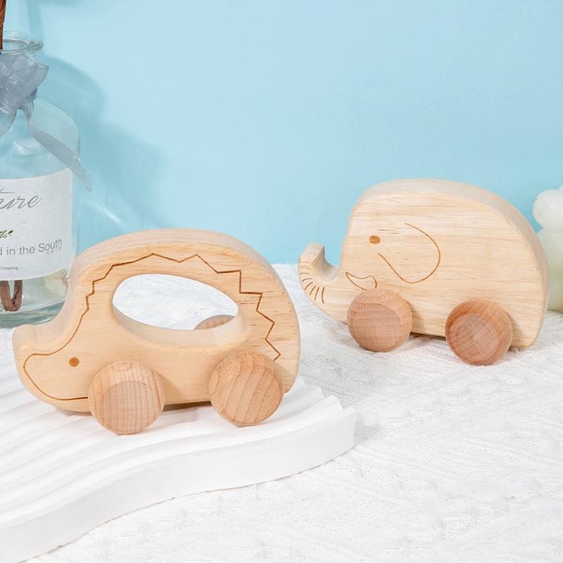 Baby Wooden Push Car Educational Toy For Infants And Toddlers