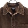 freshjive Long sleeve Corduroy shirt M tea Men's Used