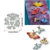 Moth Cutting Dies Templates Molds Embossing Stencils Carbon Steel Die Cuts for Scrapbooking Cards Making Decorations