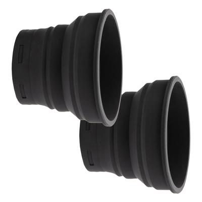 Kuvrd Universal Lens Hood, Black, Size S, 54-76mm Diameter, Protects Lenses from Scratches, Regardless of Manufacturer or Size