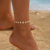 Summer Style Golden Daisy Chain Anklet for Women, Cute & Fresh