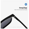 aoron TR90 Polarized Glasses Men's and Women's Square Frame Retro Sunglasses