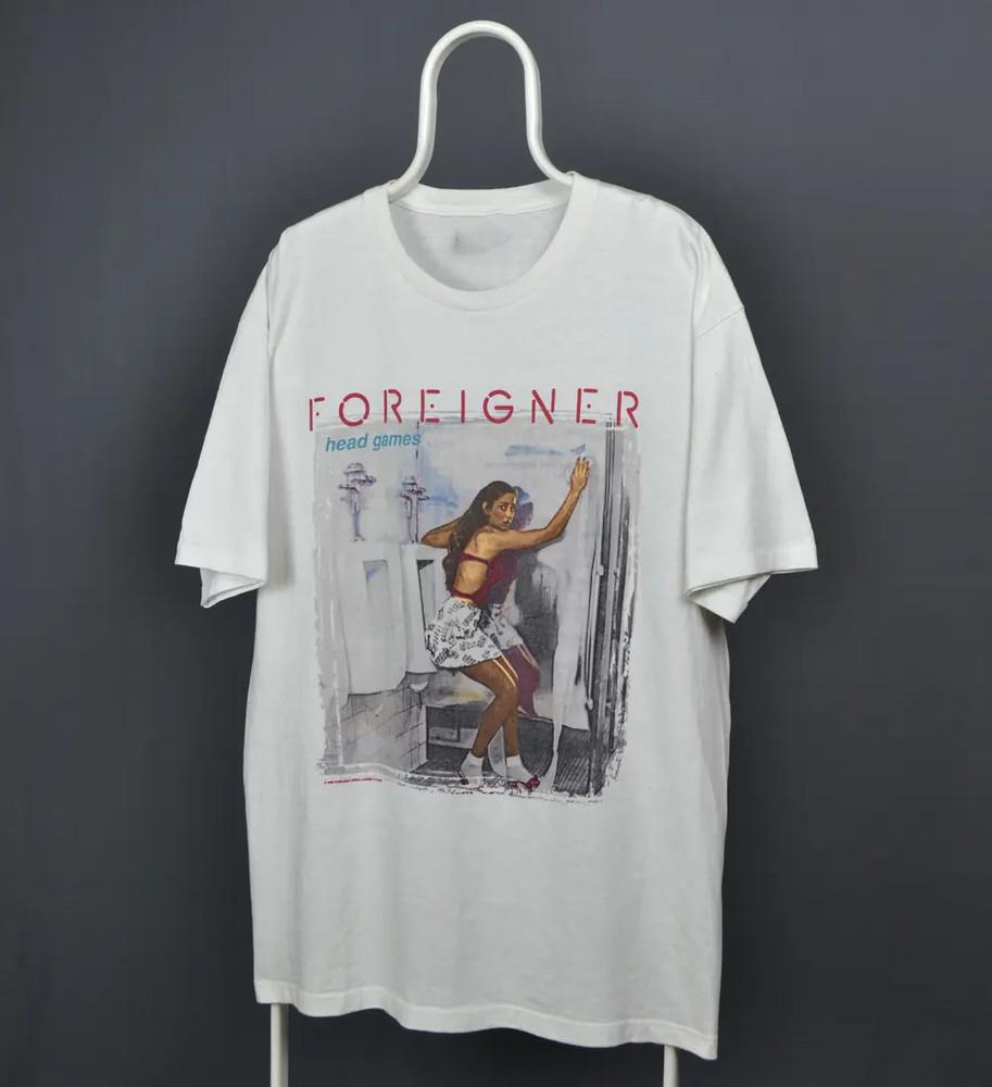 Foreigner Band Head Game Tour Tshirt S to 5XL UR249 Unisex T-Shirt