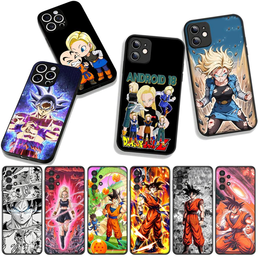 For Motorola Moto G54 G05 G24 G55 G75 G85 G15 G57 G86 Power Edge 50 30 Ultra Fusion Neo Pro Case Android 18 Dragon Gokus Ball