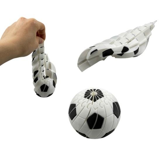 3D Printed Twisting Football Toy, Stress Relief Slippery Soccer Toy, Articulated Spiral Rotating Cartoon Shit Fidget Desk Toy, Party Favors