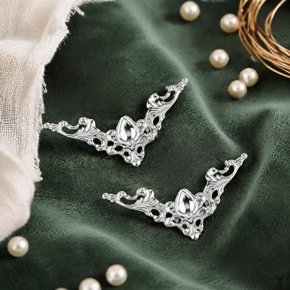 100 Pcs Vintage Openwork Design Corner Protectors Handmade Ornament Making