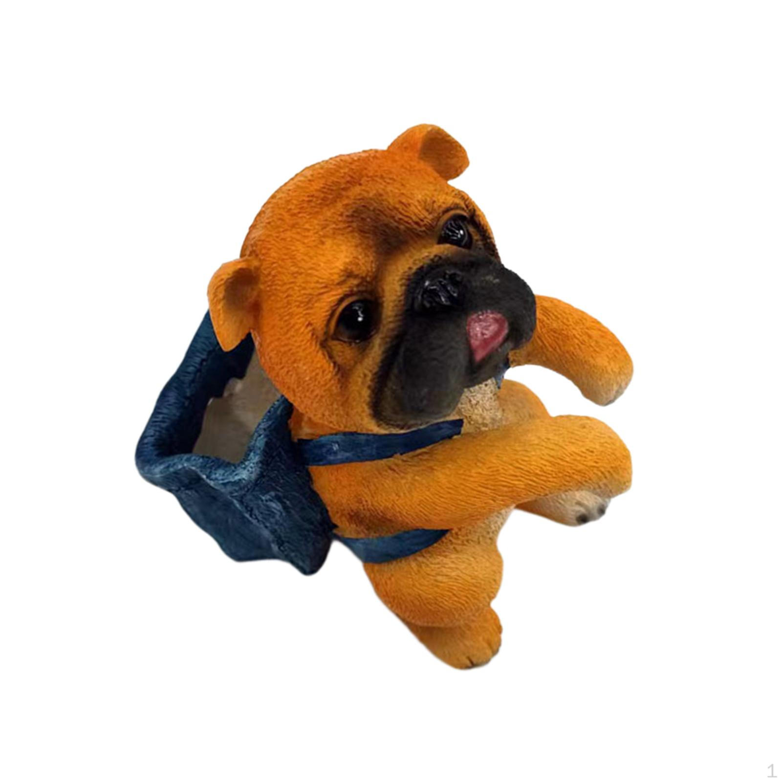 

Hanging Fish Tank Decor with Backpack dog