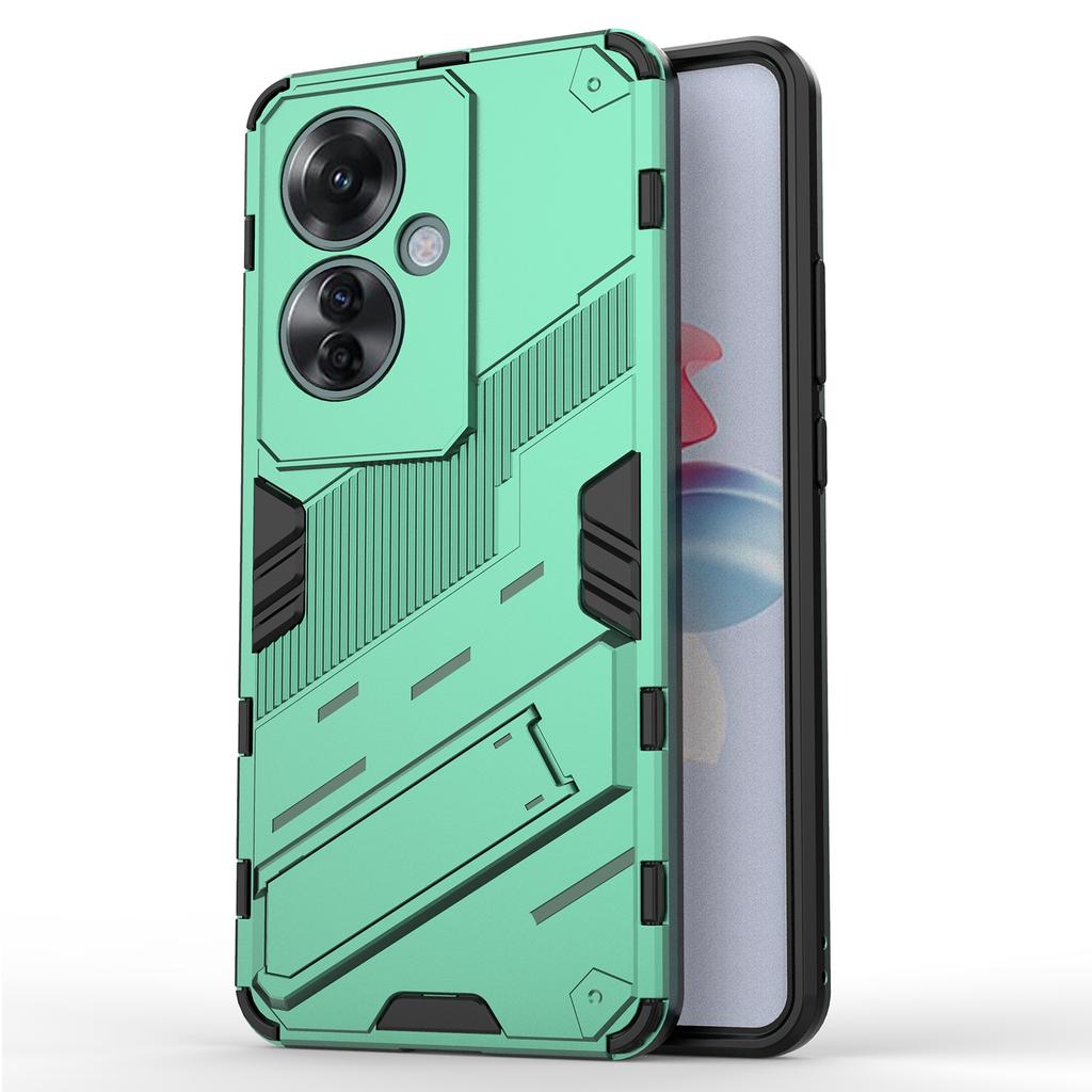 For Oppo Reno11 F 5G Kickstand Case PC+TPU Shockproof Hybrid Phone Cover