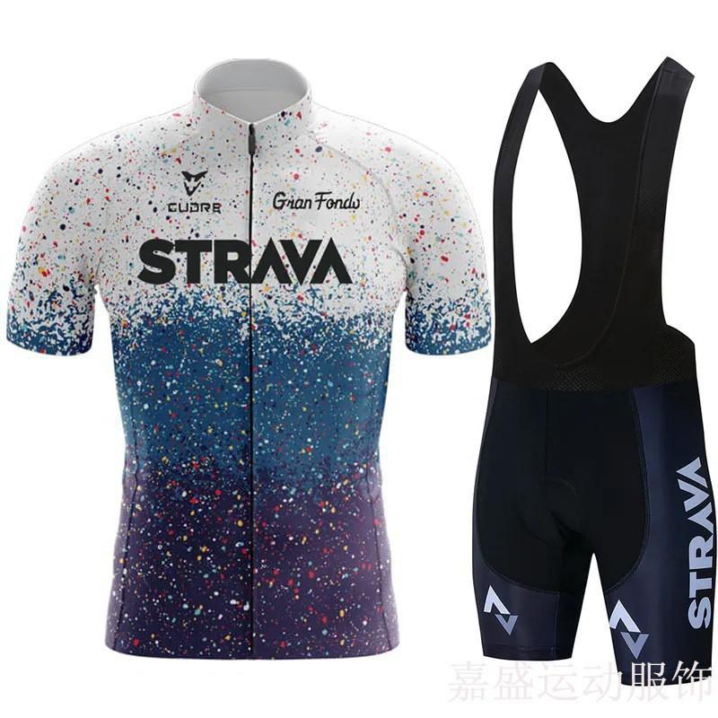 Men Women Cycling Jersey Set Short Sleeve Quick Dry Bike Outfit Custom Print Ride Gear
