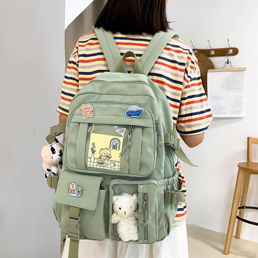 Cartoon Women Backpack School Bag Travel College Backpacks for Teenager Girls
