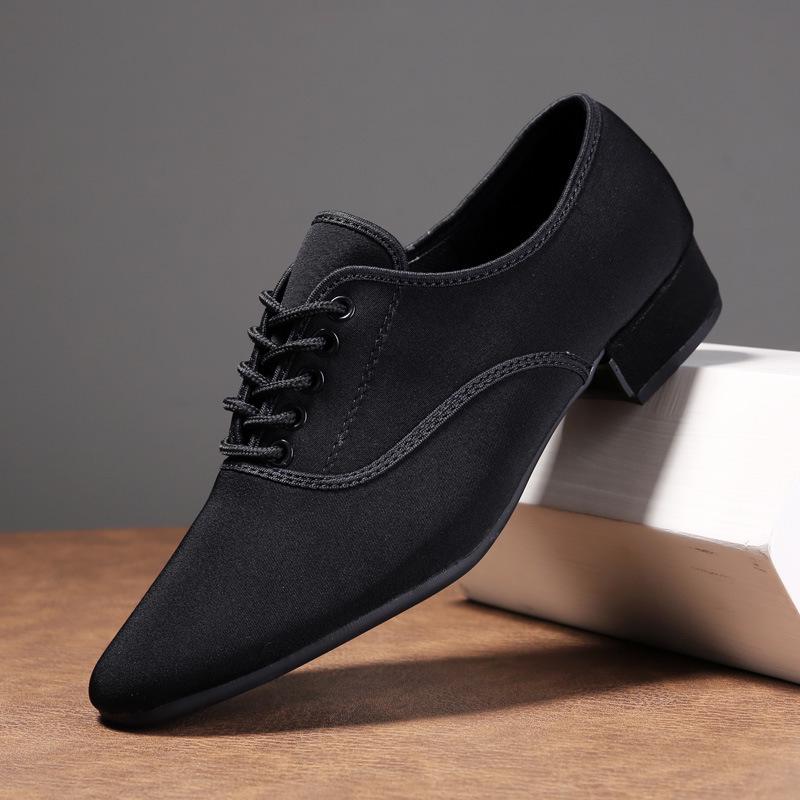 Men's Soft Sole Dance Shoes for Latin, Modern, Square, Ballroom, Waltz, & Quickstep