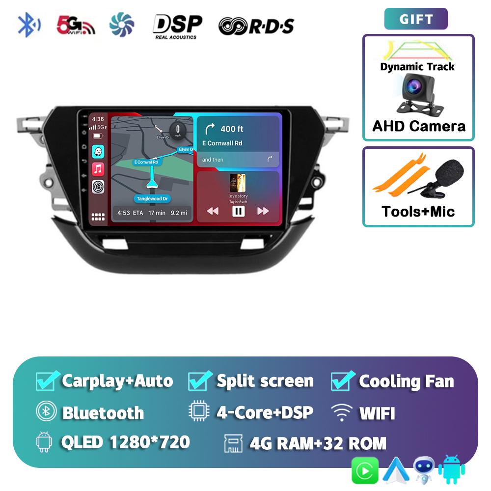 Android 14 Carplay Auto 2din For Opel Corsa F 2019 - 2025 Autoradio Car Radio Multimedia Video Player Navigation GPS Stereo DSP