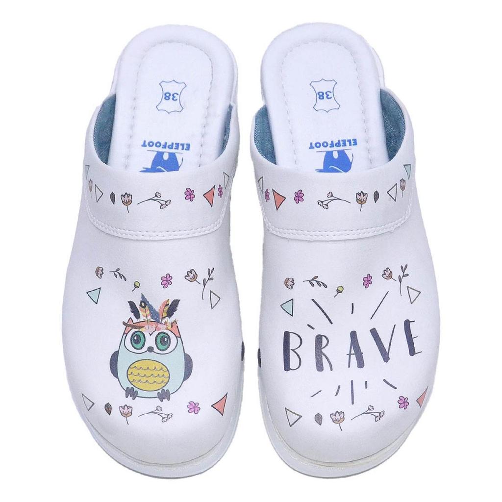 Ortopedické dámské zdravotní dřeváky - protiskluzové, pohodlné