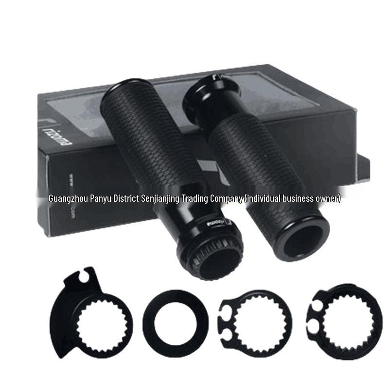 Retro CNC Aluminum Motorcycle Handlebar Grips