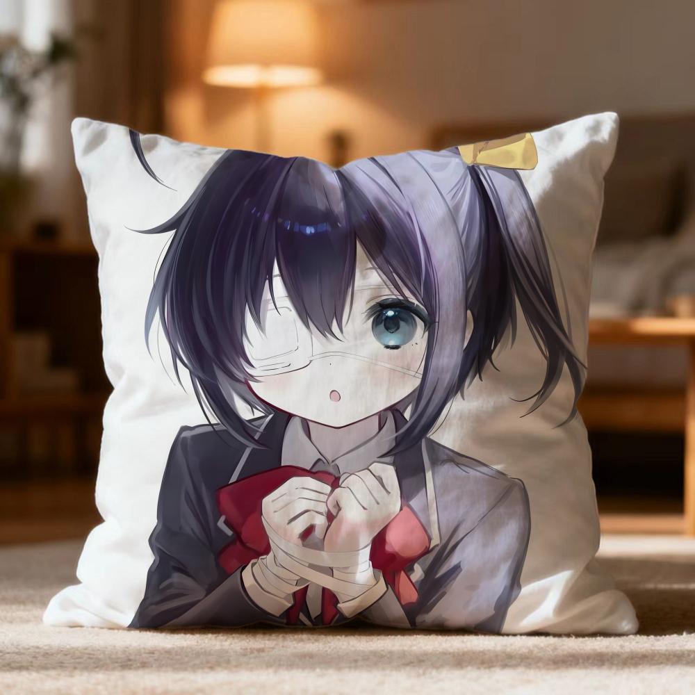 Fashion L-LLove, Chunibyo & Other Delusions Cushion Cover Soft Washable Pillow Case Multi-Scene for Couch Bed Travel Office Use