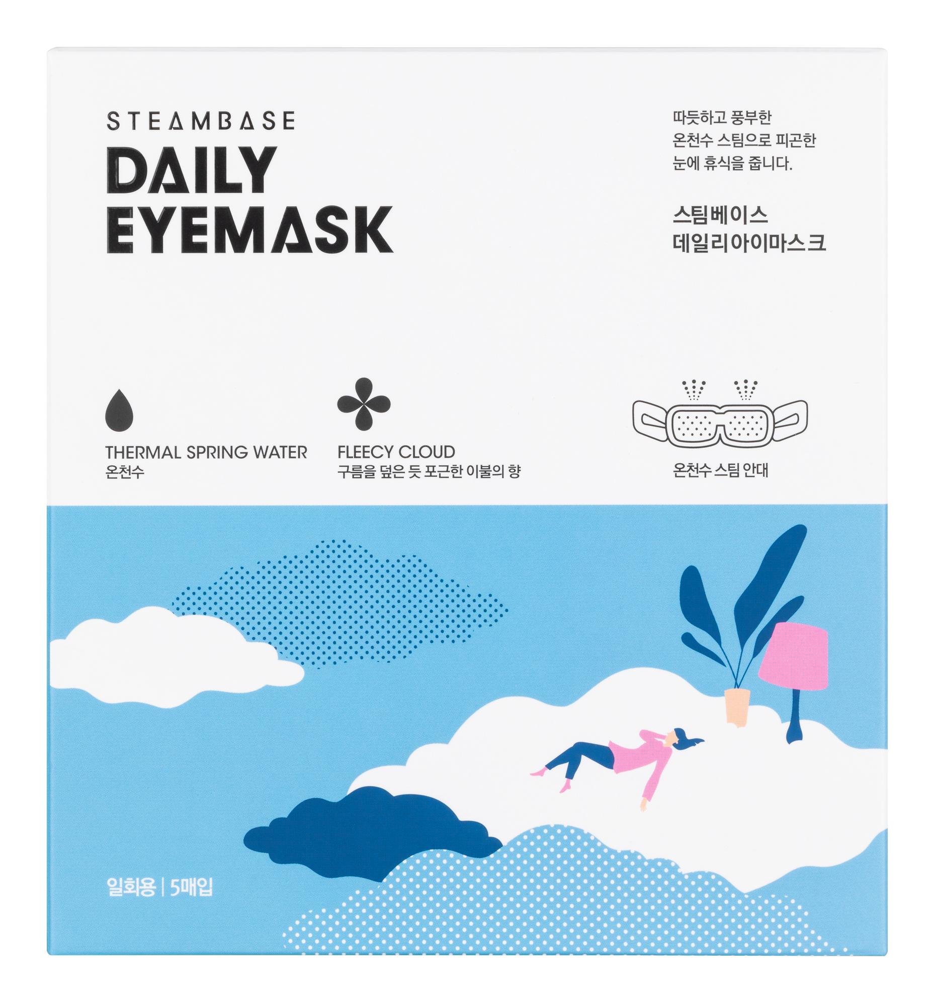 

STEAMBASE Ежедневная маска для глаз 5 шт. 2 вида 1 (Аромат ночного воздуха/Аромат облачного огня) Cloudy Bulhyang 5 pieces