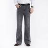 Men's Denim Flared Jeans Men's Mid Rise Stretch Light Blue Jeans