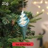 Pink Cartoon Christmas Tree Ornament with Glitter Sequins - Ins Style