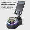 360 Rotary with Lifting Mobile Phone Holder Power Bank Bluetooth Speaker Mini Portable Ambient Light Audio