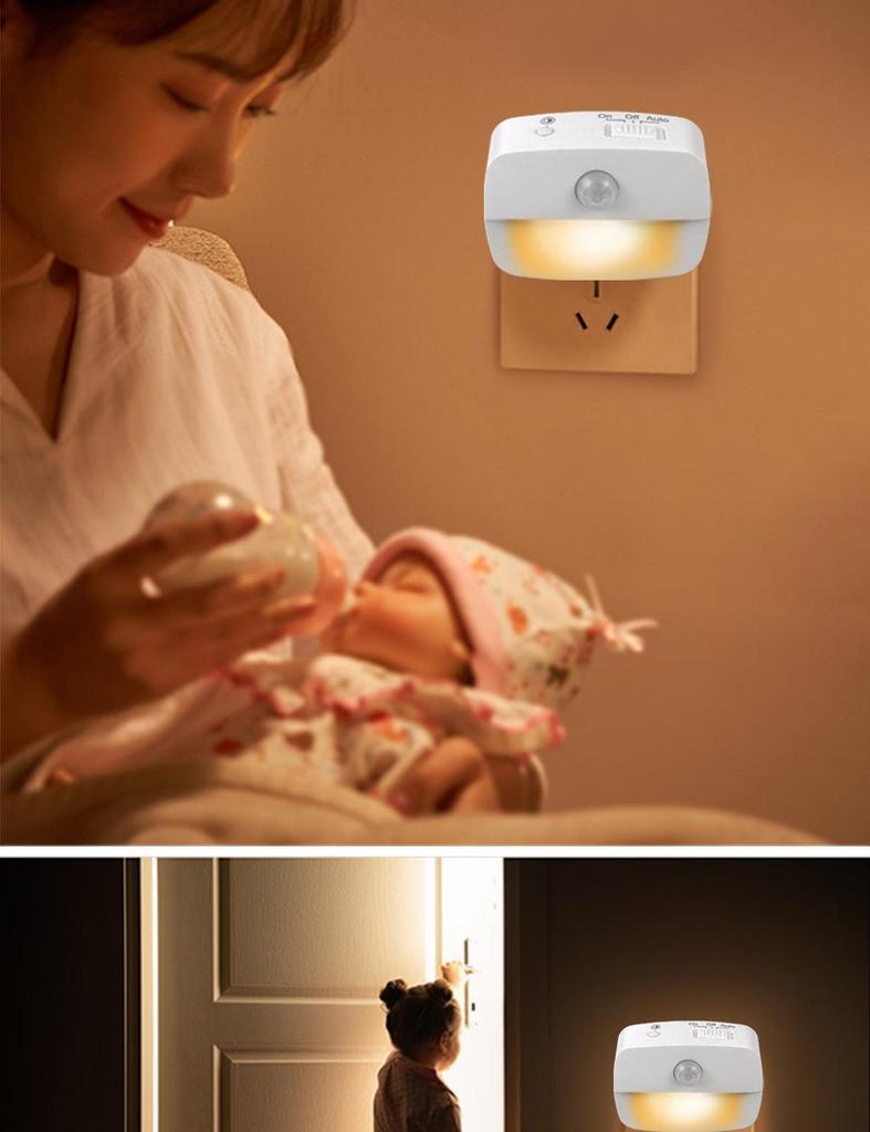 Smart Infrared Motion Sensor Night Light LED for European & American Standards