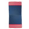 Classic American Independence Day Flag Scarf Sun Protection Five Pointed Star Design Chiffon Scarf Windproof Beach Scarf Women's