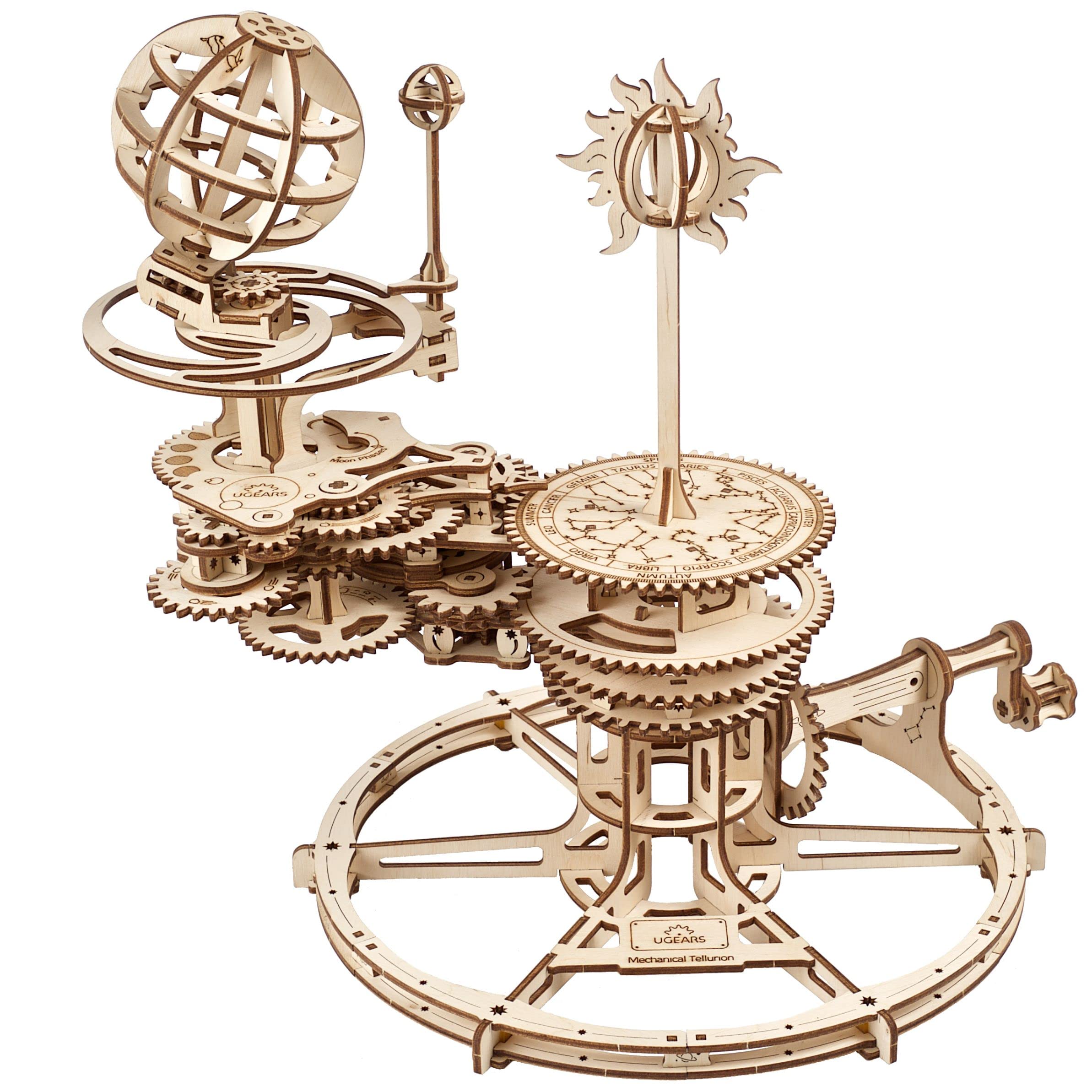 

Ugears Механический Теллурион 70167 Деревянный Пазл, Поделки и Модели, Не Требуется Клей или Инструменты, для Взрослых и Детей