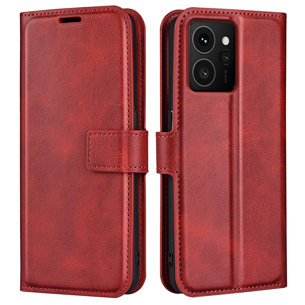For HMD Skyline Stand Case Anti-Scratch Calf Texture Leather Phone Cover