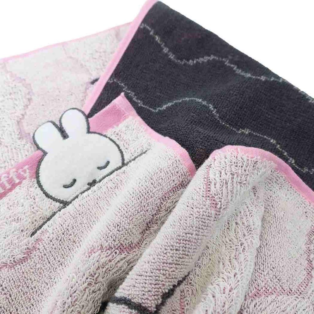Marushin Miffy Floating Face Antibacterial and 34 x 80 cm Towel, 100% Cotton, Deodorizing, 5805017400, Approx.