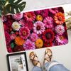 Enchanting Flowers Door Mat with Suitable for Soft In Bedrooms Living Rooms Garden Entrances Room Decor Indoor and Outdoor Use