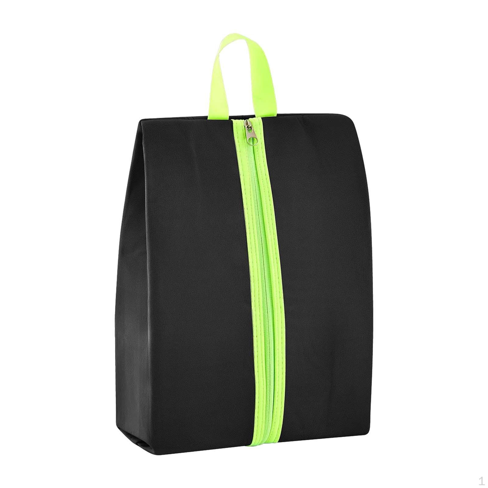 

Сумка для обуви для путешествий, органайзер, портативное хранение, водонепроницаемая сумка для футбольных бутс, гольф-спорт чёрный