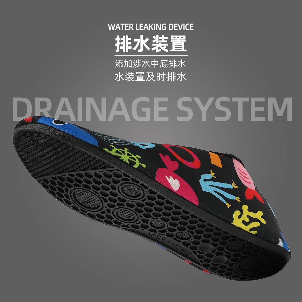 Beach Sandals Sports Non-slip and Anti-prick Skin Swimming Diving Socks Breathable Summer Cool Wading Slippers