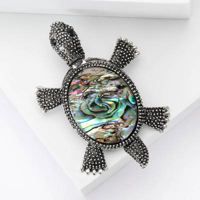 Fashion Retro Enamel Turtle Brooch, Personalized Creative Women'S Clothing Accessories Corsage Animal Pin