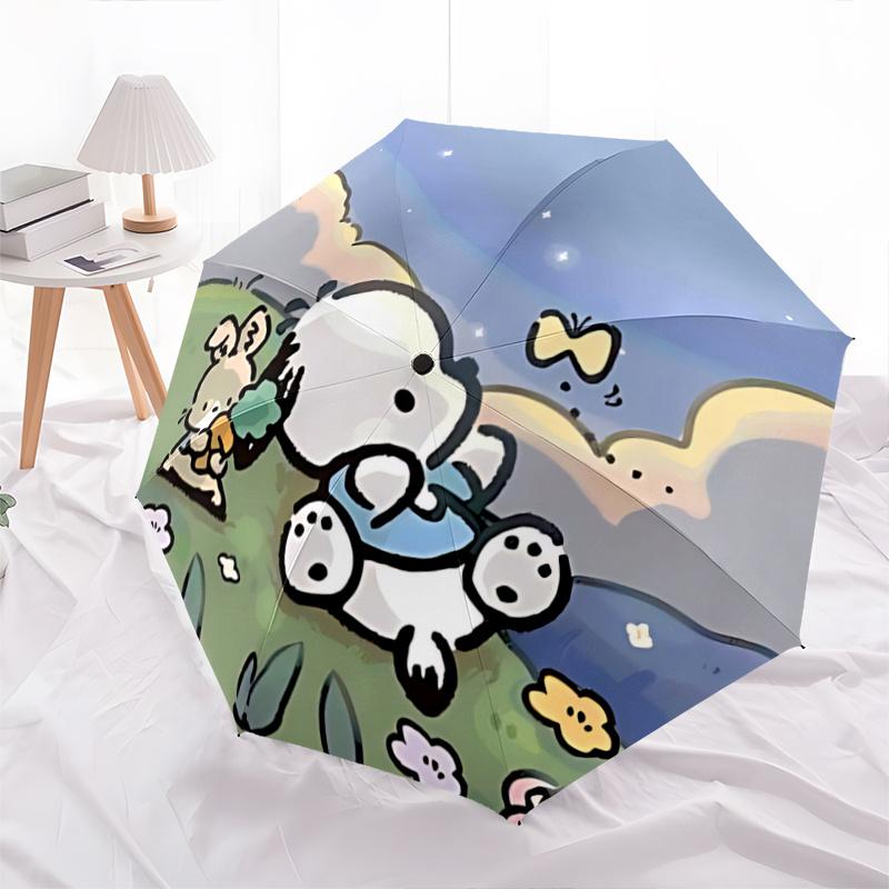 

1pc Sanrio Characters Automatic Opening/Closing Umbrella with Foldable Design, Outdoor for Fans, Travelers, Daily Use, Gift Suitable for All Occasions