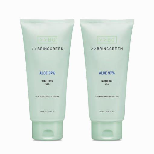 BRING GREEN Aloe 97% Soothing Gel Double Pack (300mL*2ea)