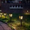 Solar Powered Ground Insert Lamp Outdoor Garden Decor Warm Atmosphere Light Solar Garden Lights Landscape Lighting